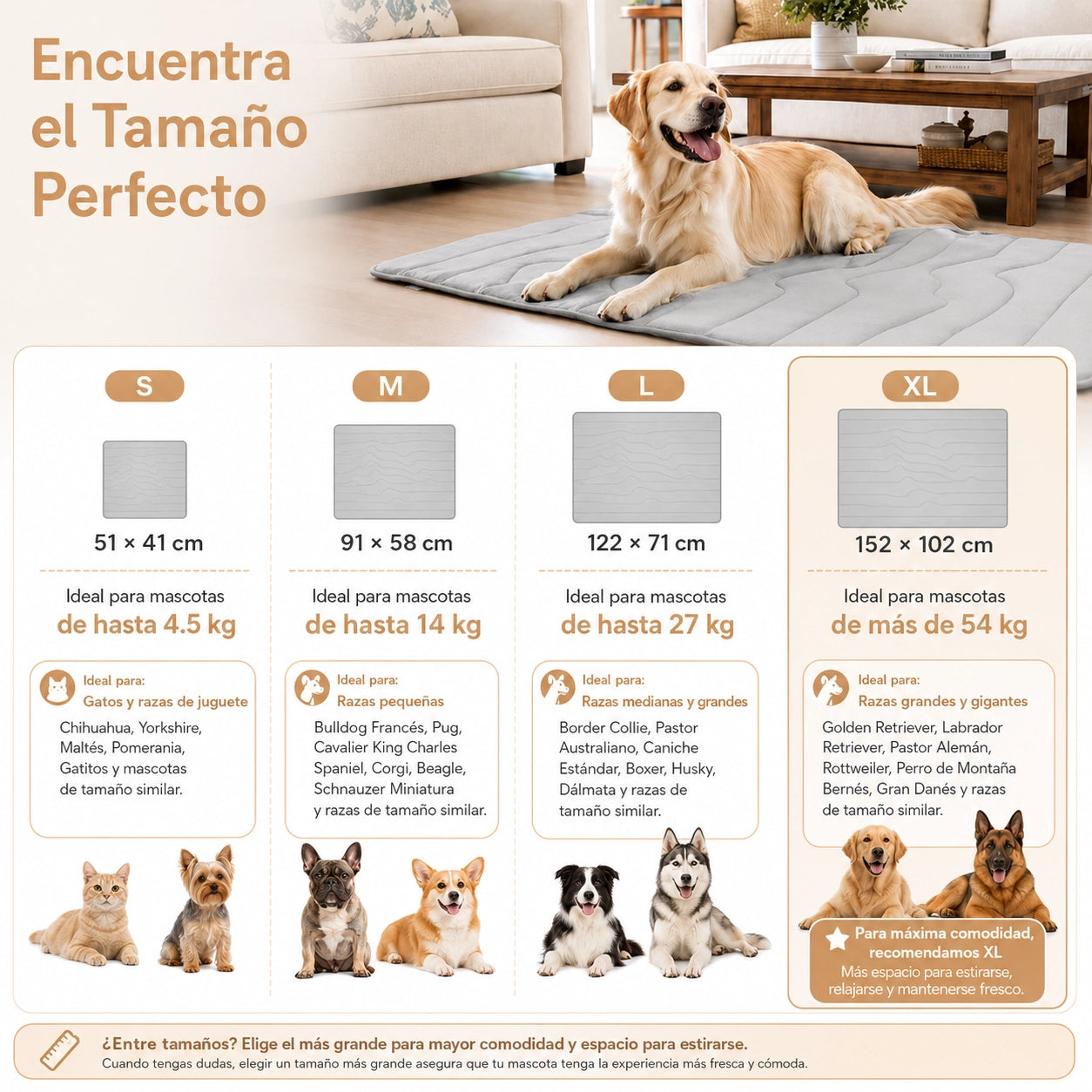 BRISA COOL™ Alfombrilla Refrescante para Perros